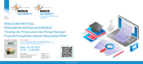 Seminar “Strategi Jitu Penyusunan Proposal Pengabdian Kepada Masyarakat (PkM)”