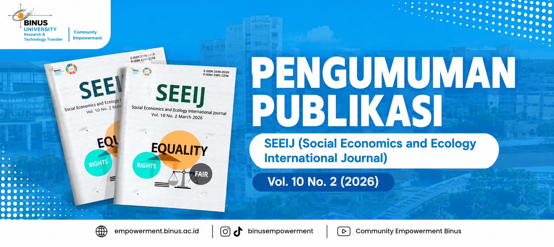 📢 SEEIJ Vol. 10 No. 2 Tahun 2026 Resmi Terbit!