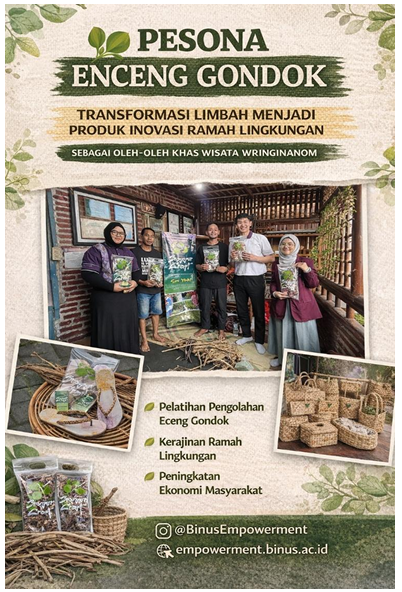 Dari Enceng Gondok Menjadi Oleh-Oleh Khas, Warga Wringinanom Mengolah Limbah Menjadi Peluang Usaha